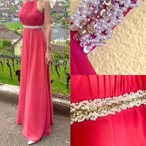 Vera Mont Long Formal Evening Gown Dress - image 1